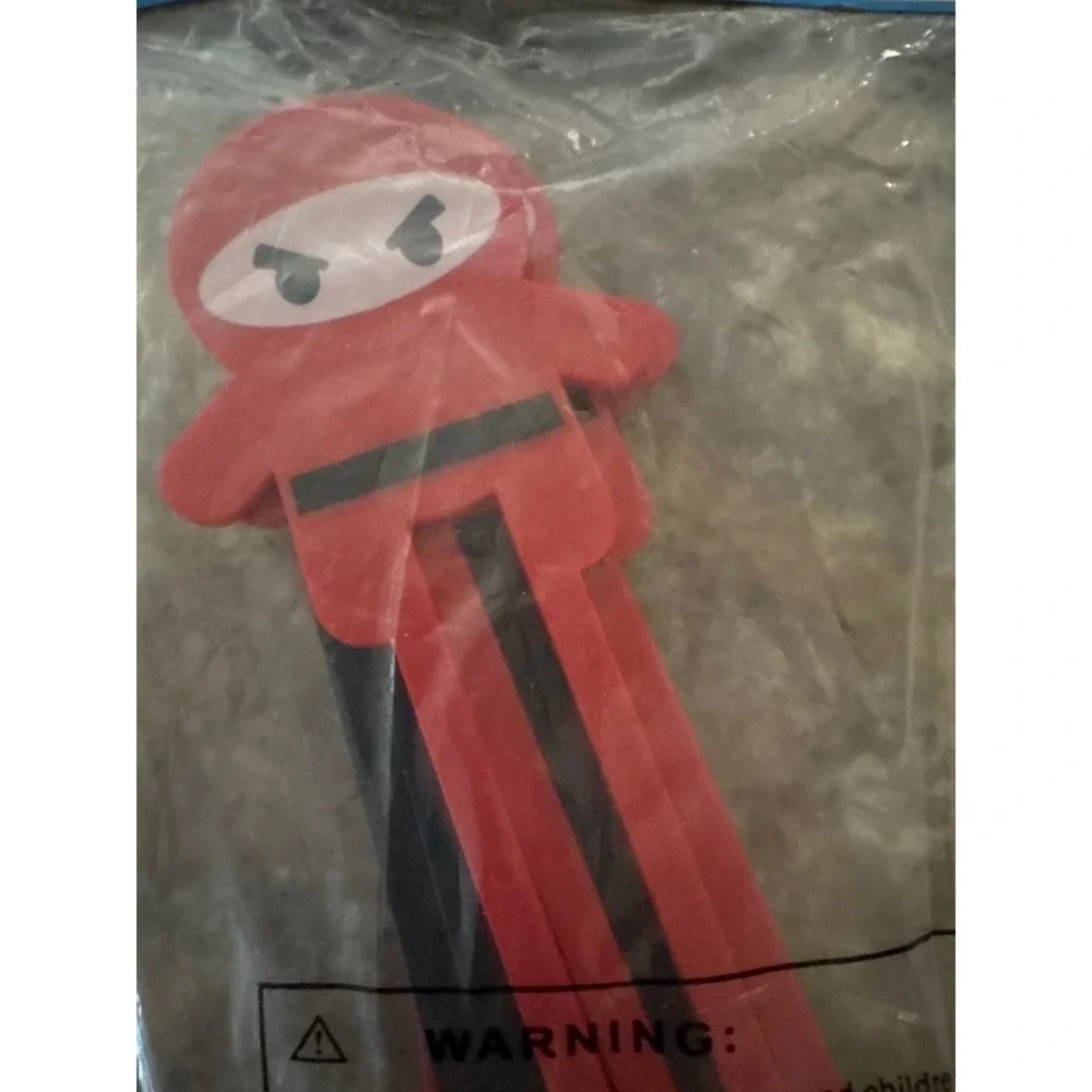 Ninja‎ Chopsticks 12 Pairs Red Black Kids Training 13629218 Party Favors